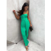 Zelený overal HICKORY s plisovanými kalhoty
