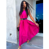 Růžové dlouhé elegantní šaty WIRELESS