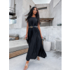 Černé dlouhé elegantní šaty WIRELESS