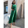 Zelené dlouhé elegantní šaty WIRELESS