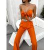 Oranžový dvojdílný komplet MUSTARD