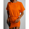 Oranžové elegantní šaty CASSIDY