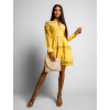 Žluté elegantní krajkové šaty FIMALLA