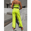 Neonově zelený dvoudílný elegantní komplet FINNEGAN