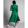 Zelené elegantní košilové šaty PERMANENT s páskem