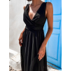 Černé elegantní dlouhé šaty CASSIA