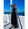 Černé elegantní dlouhé šaty FLOAT