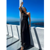 Černé elegantní dlouhé šaty FLOAT