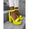 Žluté boty na vysokém podpatku LOUISE