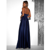 Tmavě modré elegantní šaty MAKANY