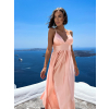 Světle růžové elegantní šaty MAKANY
