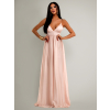 Světle růžové elegantní šaty MAKANY