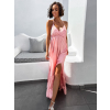 Starorůžové elegantní šaty MADDOX s volánky