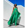 Zelený elegantní dvoudílný komplet MICAH se širokými nohavicemi