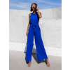 Královsky modrý elegantní overal WENNIES se zavazováním