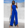 Královsky modrý elegantní overal WENNIES se zavazováním