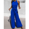 Královsky modrý elegantní overal WENNIES se zavazováním