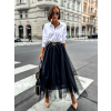 Černá dlouhá sukně WINIFRE