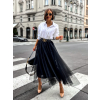 Černá dlouhá sukně WINIFRE