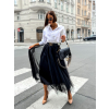 Černá dlouhá sukně WINIFRE