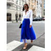 Královsky modrá dlouhá sukně WINIFRE