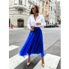 Královsky modrá dlouhá sukně WINIFRE