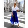 Královsky modrá dlouhá sukně WINIFRE