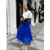 Královsky modrá dlouhá sukně WINIFRE