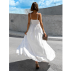Bílé elegantní šaty PATILLA s rozparkem