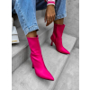 Růžové kotníkové boty JASPERY na podpatku