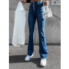 Modré denim džíny MONROE s rozšířenými nohavicemi