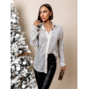 Bílá flitrovaná košile AFFECTION
