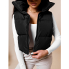 Černá kratší vesta PATRICIA
