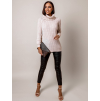 Krémový pletený svetr RURI s rolákem