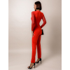Červený elegantní overal MYCKENZIE s dlouhým rukávem