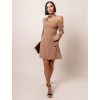 Světle hnědé elegantní šaty CORAY