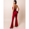 Bordó elegantní overal LAYNE