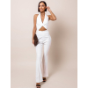Bílý elegantní overal LAYNE