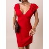Červené elegantní šaty ADELINNE