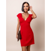 Červené elegantní šaty ADELINNE