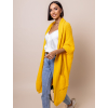 Tmavě žlutý pletený oversize cardigan SCAR