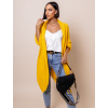 Tmavě žlutý pletený oversize cardigan SCAR