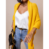 Tmavě žlutý pletený oversize cardigan SCAR