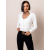 Bílý elegantní svetr ARCHIE s topem