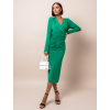 Zelené elegantní šaty SANITI s řasením