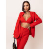 Červený elegantní trojdílný komplet MABELIS