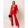 Červený elegantní trojdílný komplet MABELIS