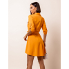Oranžové lehké šaty FOGGY s knoflíky