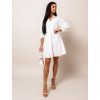 Bílé elegantní šaty ASTERRI s krajkou