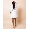 Bílé elegantní šaty ASTERRI s krajkou